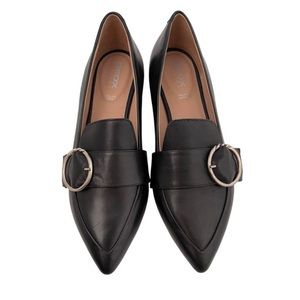 Geox women pointed toe ballet flat dressy shoes - size 5